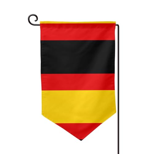 Deutsche Flagge, Flaggen für draußen – langlebige Hofflagge, Sommerdekoration, perfekt für Garten und Terrasse im Freien von asbwuo