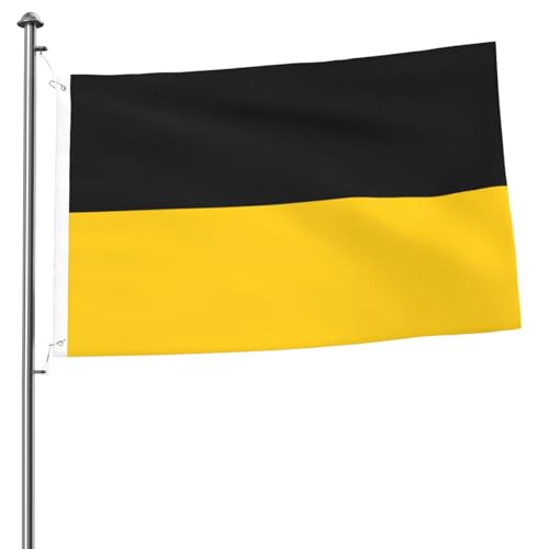 Flagge des Kantons Sachsen-Anhalt, Außenflagge – 60 x 90 cm, perfekte Gartenflagge und Hofflagge für die Sommerdekoration von asbwuo