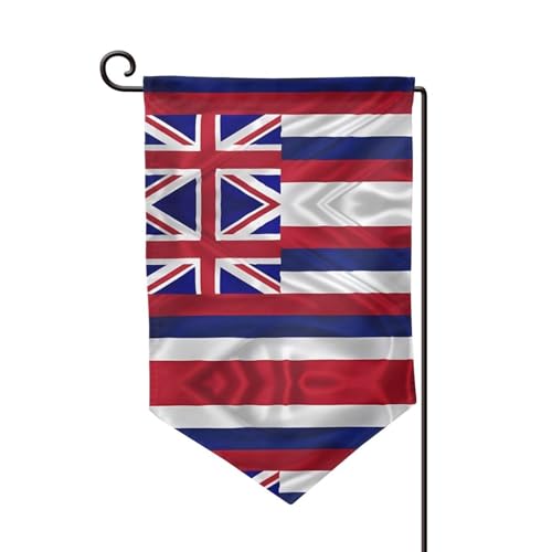 Flagge von Hawaii, amerikanische Flaggen für draußen – langlebige Hofflagge, Sommerdekoration, perfekt für Garten und Terrasse im Freien von asbwuo