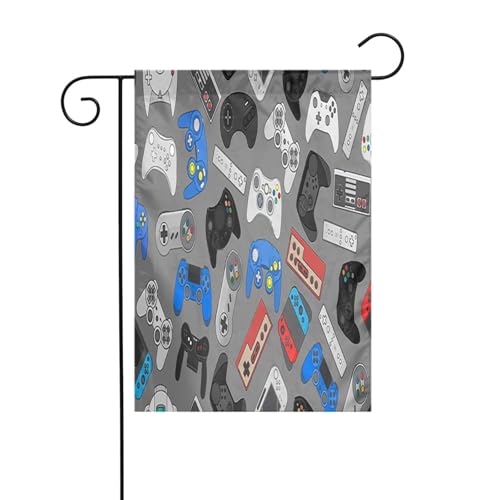 Gaming-Gartenflagge, Außenterrasse, dekorative Flagge mit Urlaubsparty-Atmosphäre (30,5 x 45,7 cm) von asbwuo