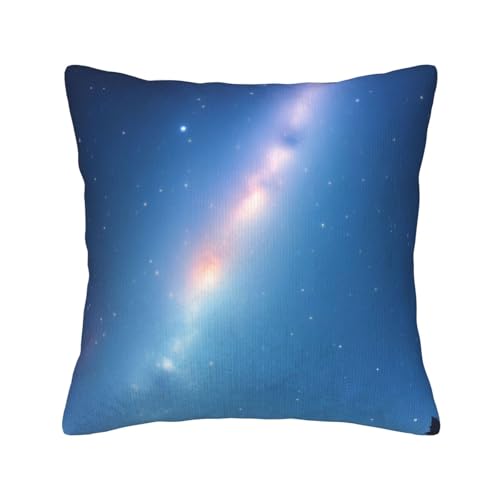 MilkyImage Bedruckte quadratische Dekokissen mit weichen Kissenbezügen, Kissenbezug mit Einsätzen für die Dekoration von Sofa und Schlafzimmer zu Hause von asbwuo