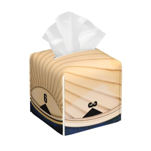Quadratische Taschentuchbox im Art-Deco-Stil, kubische Taschentuchbox, Dekoration auf Esstisch und Badezimmer, Büro Quadratische Taschentuchbox im Art-Deco-Stil, kubische Taschentuchbox, Dekoration auf Esstisch und Badezimmer, Büro von asbwuo