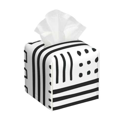 Quadratische Taschentuchbox im Schlammdruck-Stil, kubische Taschentuchbox, Dekoration auf Esstisch und Badezimmer, Büro Quadratische Taschentuchbox im Schlammdruck-Stil, kubische Taschentuchbox, Dekoration auf Esstisch und Badezimmer, Büro von asbwuo