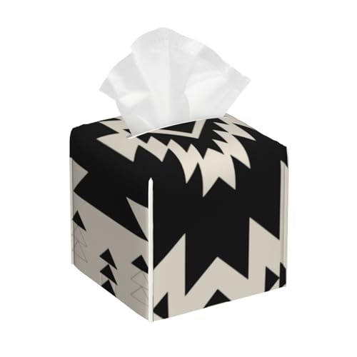 Quadratische Taschentuchbox mit Südwestmuster 1, kubische Taschentuchbox, Dekoration auf Esstisch und Badezimmer, Büro Quadratische Taschentuchbox mit Südwestmuster 1, kubische Taschentuchbox, Dekoration auf Esstisch und Badezimmer, Büro von asbwuo