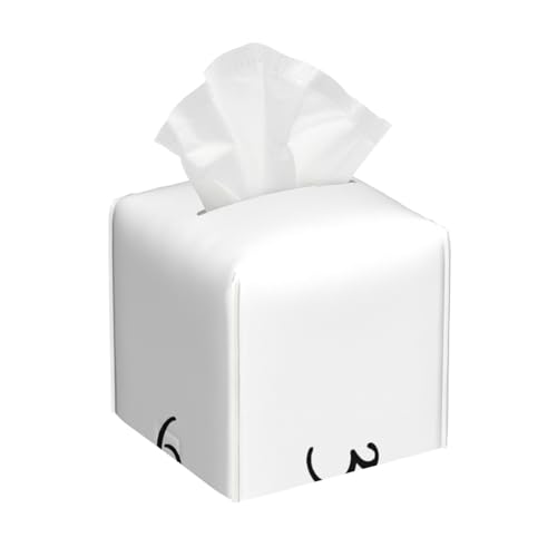 Quadratische Taschentuchbox mit Uhrnummer, kubische Taschentuchbox, Dekoration auf Esstisch und Badezimmer, Büro Quadratische Taschentuchbox mit Uhrnummer, kubische Taschentuchbox, Dekoration auf Esstisch und Badezimmer, Büro von asbwuo