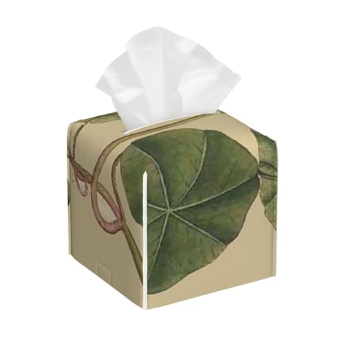 Vintage Botanische Kapuzinerkresse Blumen Floral Quadratische Taschentücherhülle aus Leder - Badezimmer Eitelkeit, Nachttisch & Arbeitsplatte, Elegantes Home Office Dekor Vintage Botanische Kapuzinerkresse Blumen Floral Quadratische Taschentücherhülle aus Leder - Badezimmer Eitelkeit, Nachttisch & Arbeitsplatte, Elegantes Home Office Dekor von asbwuo