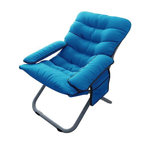 Zero Gravity Stuhl, verstellbarer Liegestuhl, klappbarer Liegestuhl, Zuhause, Freizeit, Nickerchen, tragbarer Outdoor-Stuhl mit Baumwollpolster und Aufbewahrungstasche und Ottomane, für Terrasse, von asdchZen