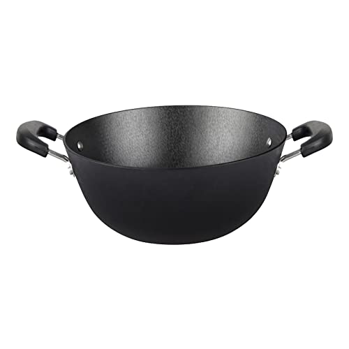 asdchZen Gusseisenpfanne, Doppelohr-Eisenpfanne, Flacher Wok, 40 cm asdchZen Gusseisenpfanne, Doppelohr-Eisenpfanne, Flacher Wok, 40 cm von asdchZen