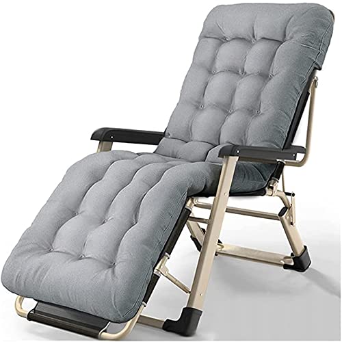 asdchZen Zero Gravity Sessel, zusammenklappbar, Relaxsessel mit Kopfstütze, Liegestuhl, Outdoor, Gartenbetten für Pool, Strand, Terrasse, Rasen (B) von asdchZen