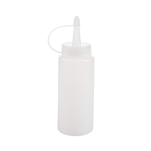 asdfs Kunststoff Quetschflasche Wuerze Verteiler Ketchup Senf Reinweiss 6 Unzen von asdfs