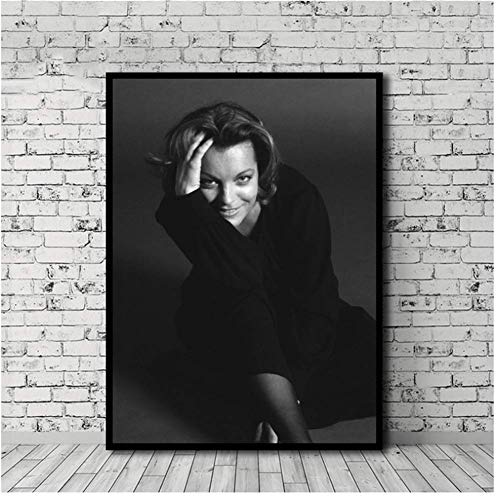 asfrata265 Wandkunst Poster Romy Schneider Poster Schauspielerin Star Leinwand Malerei Poster Druckt Leinwand Wandbild Für Home Room Decor No Frame 50X70Cm N103 von asfrata265