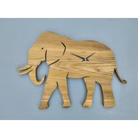 Elefant-Uhr, Die Mit Meinen Bloßen Händen Auf Den Höchstmöglichen Standard Handgefertigt Ist, Und Keine Cnc - Oder Lasermaschinen Sind Zu Jedem von ashmacdesignz