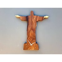 Jesus Christus-Uhr, Die Mit Meinen Bloßen Händen Auf Den Höchstmöglichen Standard Handgefertigt Ist, Und Keine Cnc - Oder Lasermaschinen Sind Zu Jesus Christus-Uhr, Die Mit Meinen Bloßen Händen Auf Den Höchstmöglichen Standard Handgefertigt Ist, Und Keine Cnc - Oder Lasermaschinen Sind Zu von ashmacdesignz