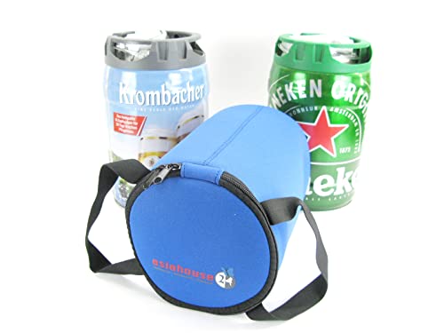 asiahouse24 1x Bierkühler für 5L Fässer in Blau. Getränkekühler- Flaschenkühler für alle genormten Bierfässer aus 5mm dicken Neopren für Beste Kühlung - Qualitätskühler Modell 2023 (5L, Blau, 1) asiahouse24 1x Bierkühler für 5L Fässer in Blau. Getränkekühler- Flaschenkühler für alle genormten Bierfässer aus 5mm dicken Neopren für Beste Kühlung - Qualitätskühler Modell 2023 (5L, Blau, 1) von asiahouse24