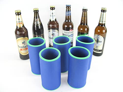 asiahouse24 5X Blaue Getränkekühler - Bierkühler - Flaschenkühler für 0,5L Bierflaschen aus bestem 5-6mm dicken Neopren für Beste Kühlung - Qualitätskühler Modell 2023 asiahouse24 5X Blaue Getränkekühler - Bierkühler - Flaschenkühler für 0,5L Bierflaschen aus bestem 5-6mm dicken Neopren für Beste Kühlung - Qualitätskühler Modell 2023 von asiahouse24
