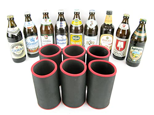 (6er Set Bayrische Biere, Bayrische Biere) Getränkekühler - Bierkühler - Flaschenkühler für alle genormten 0,5L Bierflaschen - Qualitätskühler Modell 2023 (6er Set Bayrische Biere, Bayrische Biere) von asiahouse24