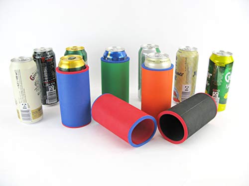 asiahouse24 Getränkekühler - Bierkühler - Dosenkühler für alle genormten 0,33l und 0,5L Getränkedosen aus bestem dicken Neopren für Beste Kühlung (5er Set Dosenkühler Bunte Mischung, 0,5L) asiahouse24 Getränkekühler - Bierkühler - Dosenkühler für alle genormten 0,33l und 0,5L Getränkedosen aus bestem dicken Neopren für Beste Kühlung (5er Set Dosenkühler Bunte Mischung, 0,5L) von asiahouse24