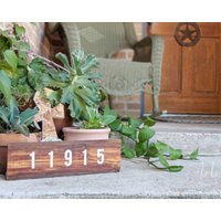 Hausnummer/Aus Altholz Rustikales Adressschild Hausnummer/Aus Altholz Rustikales Adressschild von asisdesignsshop