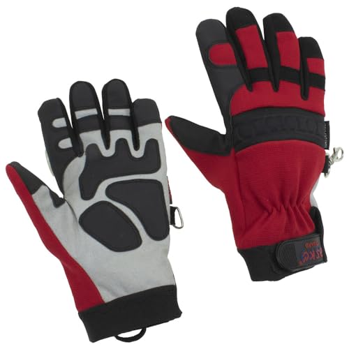 askö THL-Handschuh Guard EN 388 CAT II, Größe 10, rot, Hochsichtbar, Schutzhandschuh, Handschuh, Polyurethan, wasserdicht, schneidfest, Wiederverwendbar, Brandbekämpfung, Fertigung von askö
