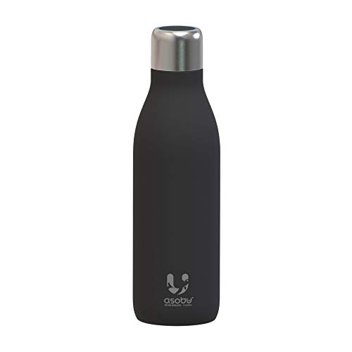 asobu UV-Light Bottle Schwarz, 0,5 l von ASOBU