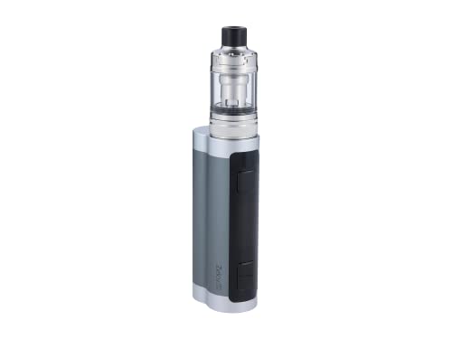 Aspire Zelos X E Zigarette | bis 80 Watt Ausgangsleistung | Verschiedene Dampfmodi | 3 ml Tankvolumen | Zwei Verdampferköpfe enthalten | Farbe: Gunmetal von aspire