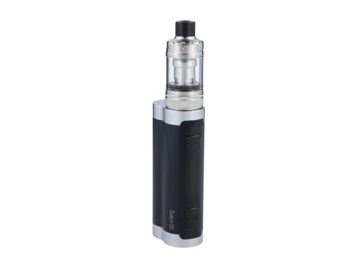 Aspire Zelos X E Zigarette | bis 80 Watt Ausgangsleistung | Verschiedene Dampfmodi | 3 ml Tankvolumen | Zwei Verdampferköpfe enthalten | Farbe: schwarz von aspire