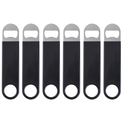 aspire Flach Flaschenöffner, Schwarz Vinyl Grip Barkeeper Bar Speed Flasche Gap Opener – Machen, Edelstahl, Schwarz, Einheitsgröße aspire Flach Flaschenöffner, Schwarz Vinyl Grip Barkeeper Bar Speed Flasche Gap Opener – Machen, Edelstahl, Schwarz, Einheitsgröße von aspire