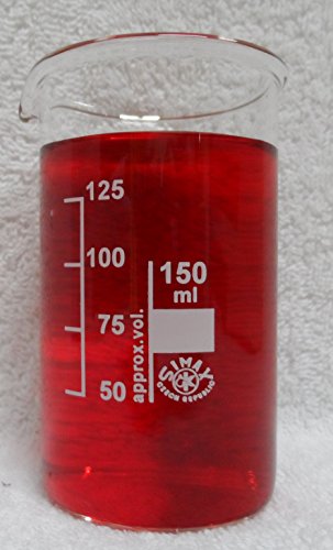 Becherglas, hohe Form, Boro 3.3 (150 ml = ø 54 x 95 mm) von assistent11