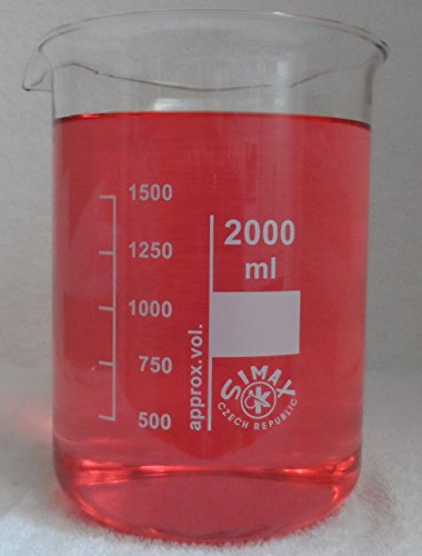 assistent11 Becherglas, niedere Form, Boro 3.3 (2000 ml = ø 130 x 185 mm) von assistent11