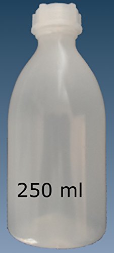 assistent11 Enghalsflasche, PE, rund, incl. Schraubkappe (250 ml) von assistent11