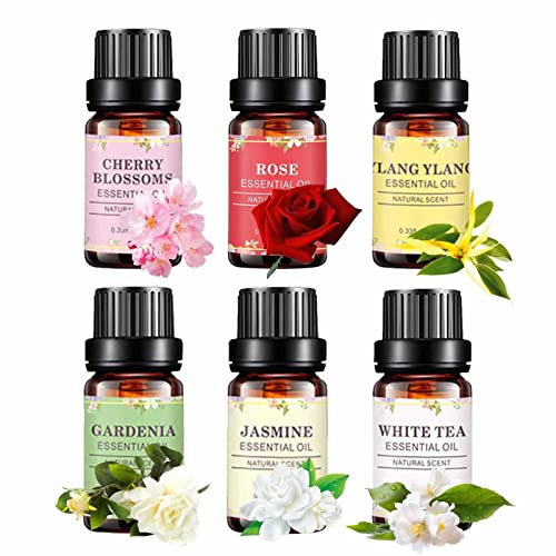 astound Weihnachtliche ätherische Öle - 6-teiliges ätherisches Winteröl-Set mit natürlichen, erfrischenden Blumendüften - 10 ml Kit mit duftenden ätherischen Ölen für Aromatherapie-Kerzen, Badebomben von astound