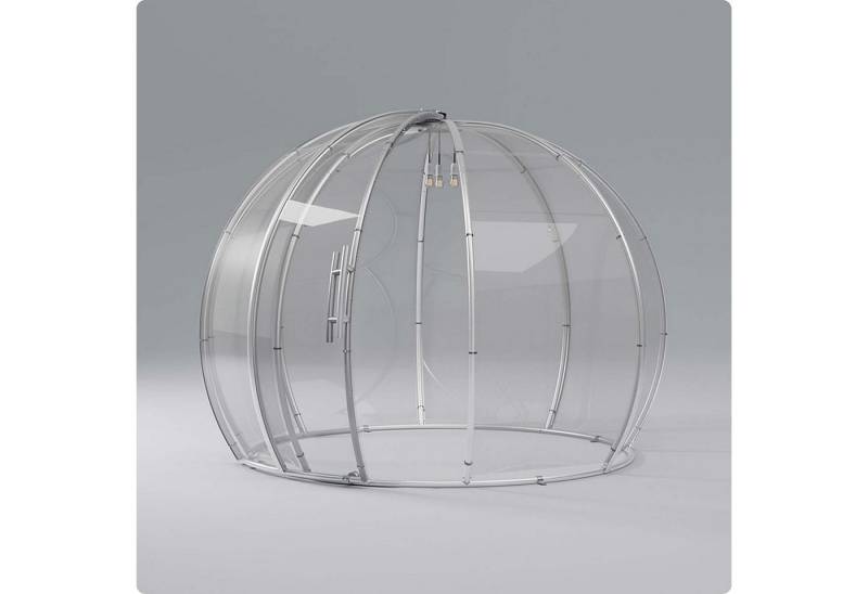 astreea Pavillon Igloo Plus Model M rund mit UV-Polycarbonat Paneelen, Aluminium-Gestell entwickelt aus der Luft- und Raumfahrttechnik von astreea