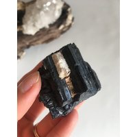 Schwarzes Turmalin Exemplar, Schwarzer Turmalin, Schorl von asunshinesmile
