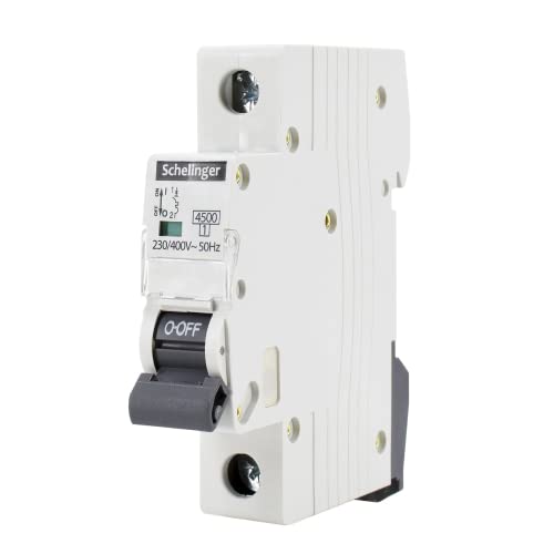 Schelinger Leitungsschutzschalter LS-Schalter Sicherungsautomat / 10A bis 32A / 1-polig 3-polig (1-polig B: 20A) von asvendo