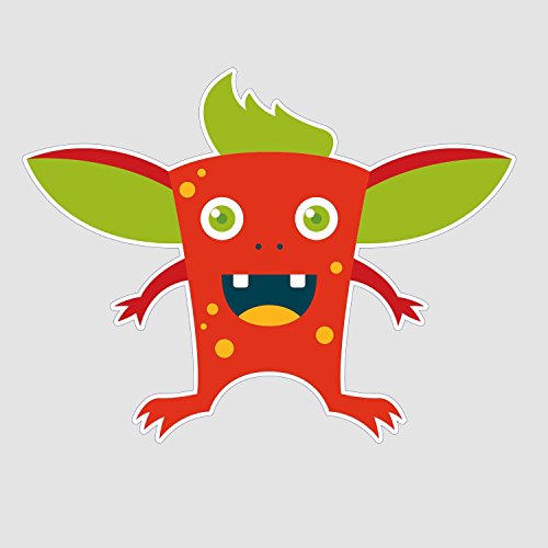 atFoliX Aufkleber Monster Richy Größe S FX-Sticker (Luftkanaltechnologie - wieder ablösbar) von atFoliX