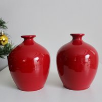 Keramik Kerzenständer Rot, Kerzenhalter, Teelicht, Terrakotta Weihnachtslaterne, Valentinstag Geschenk von atelierShandmade