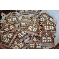 Handbemalte Hölzerne Hausverzierung Cottage Decor von atelierbubatko