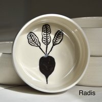 Schalen Mit Schwarzen Verzierungen Handgefertigte Keramik von atelierkil