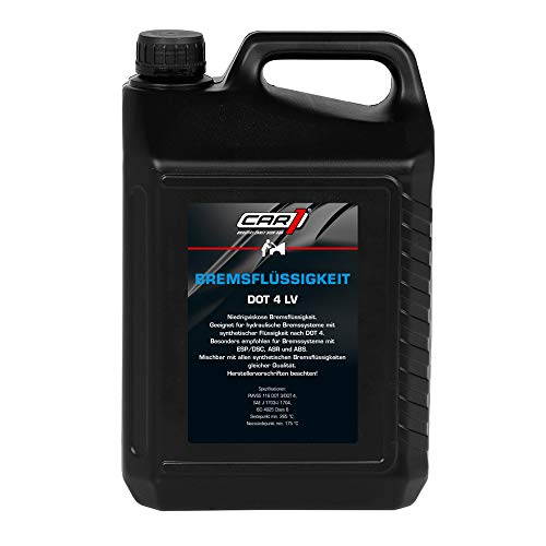 atg-gommern CAR1 Bremsflüssigkeit DOT 4 LV Bremsen Flüssigkeit Brake Fluid 5L von atg-gommern