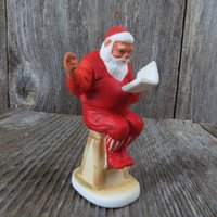 Vintage Weihnachtsmann Figur Gorham Santa Plant Seinen Besuch Biskaya Porzellan Weihnachten Home Decor von atgrandmastable