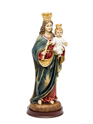 aubaho Heiligenfigur Maria mit Jesus Kind 31cm Skulptur Statue Figur Madonna Sculpture von aubaho