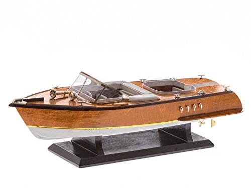 Modellschiff Sportboot Italien Schiffsmodell Yacht Schiff Boot 50cm kein Bausatz von aubaho