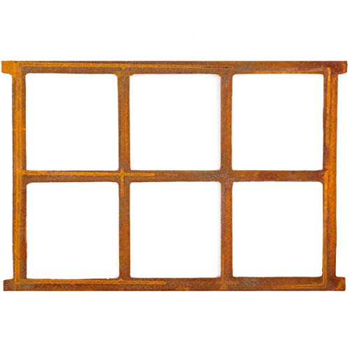 Stallfenster Eisenfenster Scheunenfenster Eisen Fenster 68x49cm im Antik-Stil von aubaho