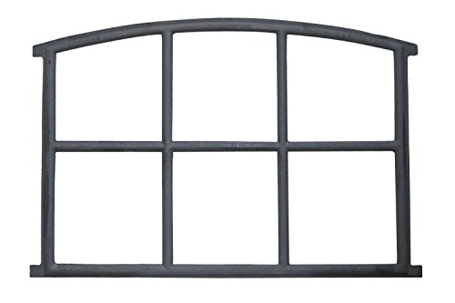 Stallfenster Fenster Scheunenfenster Eisen grau 84cm Antik-Stil Eisenfenster von aubaho