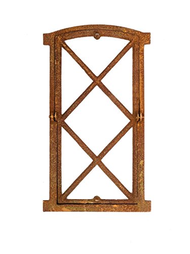 aubaho Stallfenster Klappfenster Scheunenfenster Eisenfenster 38x76cm im Antik-Stil von aubaho