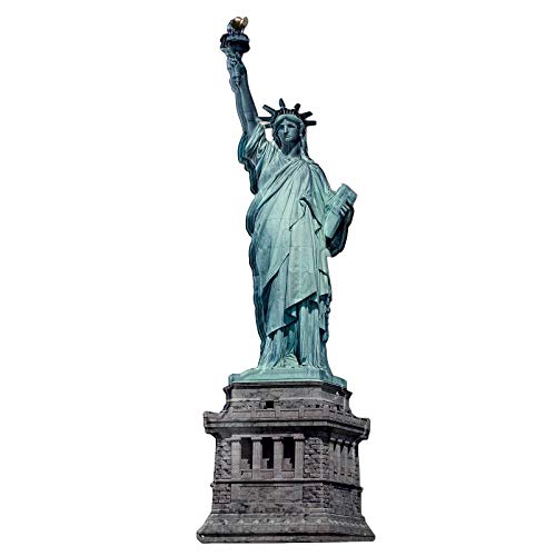 aubaho Blechschild Schild Blech Freiheitsstatue USA Amerika Antik-Stil 75cm von aubaho