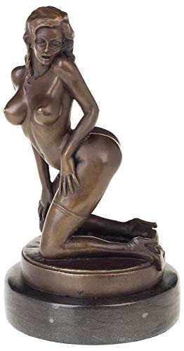 Bronzeskulptur Erotik erotische Kunst im Antik-Stil Bronze Figur Statue 32cm von aubaho