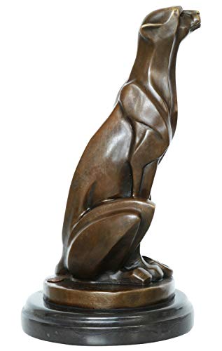 aubaho Bronzeskulptur Gepard im Antik-Stil Bronze Figur Statue - 29,7cm von aubaho