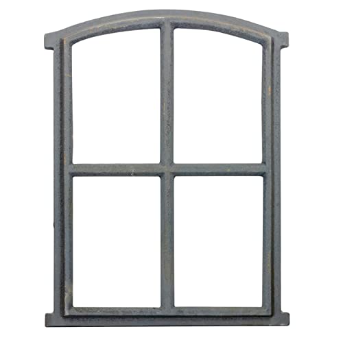 aubaho Fenster grau Stallfenster Eisenfenster Scheunenfenster Eisen 49cm Antik-Stil (k) von aubaho