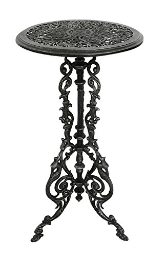 aubaho Gartentisch Eisen 72cm Tisch Beistelltisch Antik-Stil Farbe Silber-schwarz aubaho Gartentisch Eisen 72cm Tisch Beistelltisch Antik-Stil Farbe Silber-schwarz von aubaho